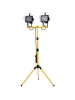 VISTA 10026 - Twin Head Halogen Worklight w/Telescopic Stand - 2 x 500W
